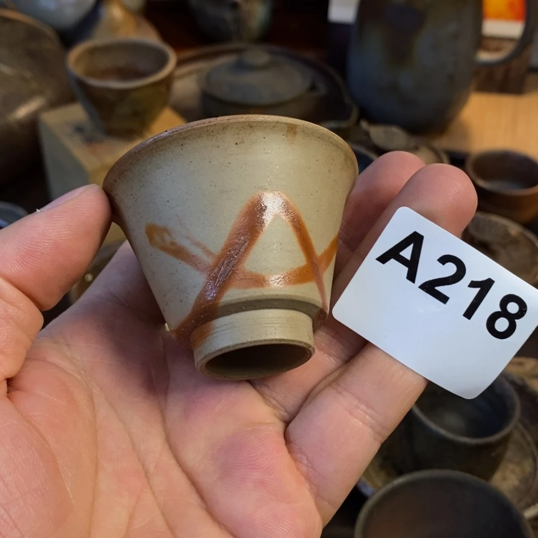 备前烧柴烧茶具老的陶古