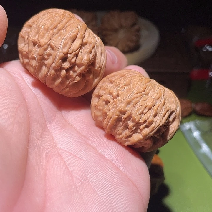 橄榄核手串/手链42满肉密纹精配对磨盘