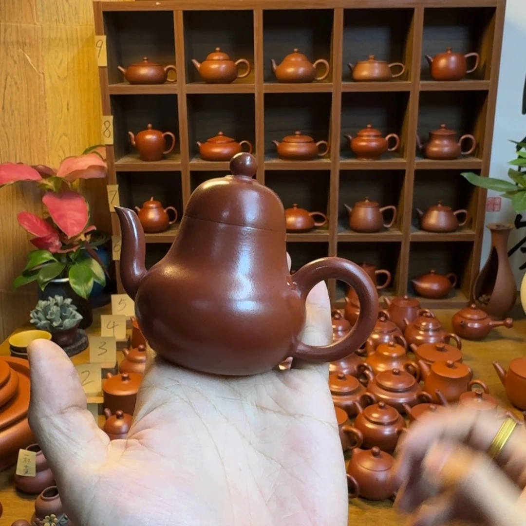 紫砂茶壶潮州朱泥壶思婷120cc