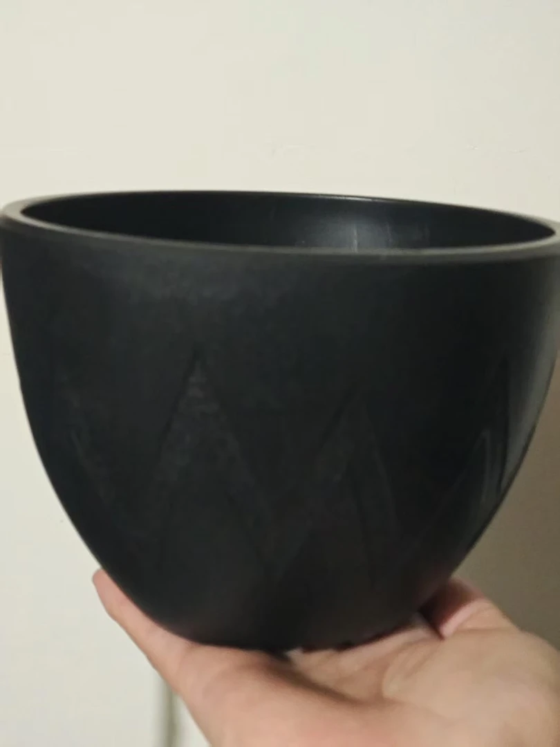 潮流日式加厚黑胶盆适用于块根植物龙舌兰仙人球等绿植