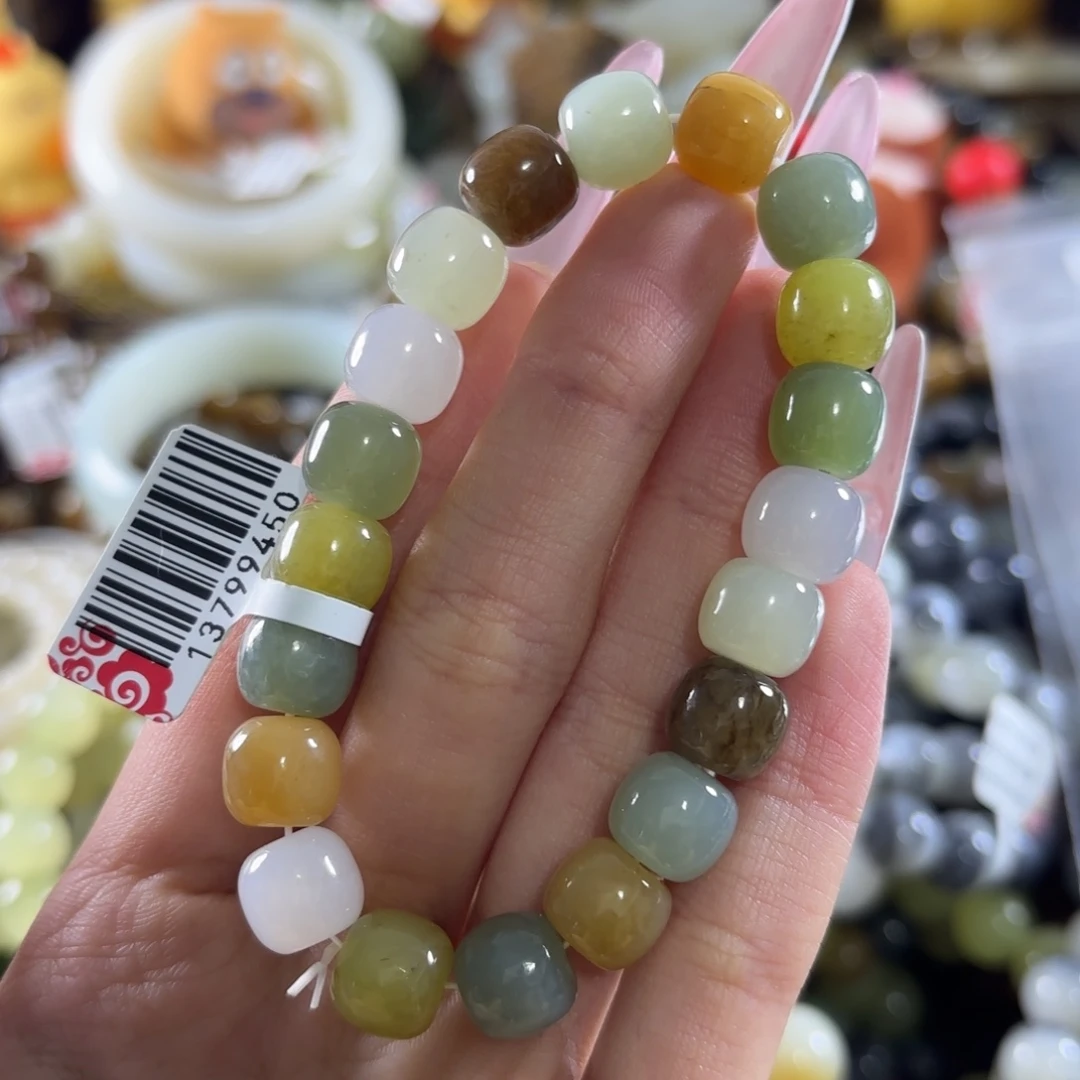 和田玉未镶嵌手链59