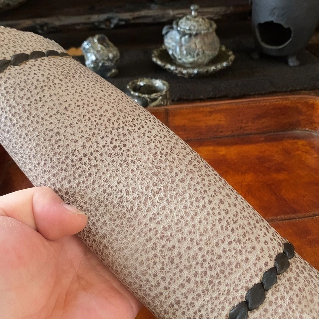 合***道手工制作柴烧茶具