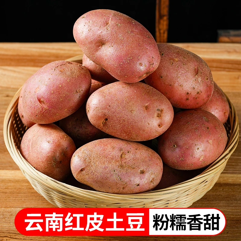 云南高原新鲜红皮土豆3斤5斤软糯香甜TZ