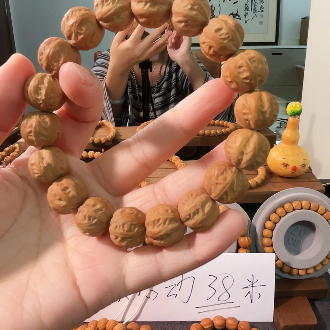 猴头核桃吊坠京八棱福利款