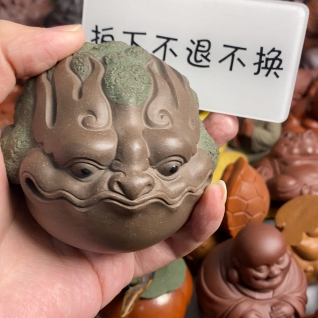 【闪购商品】紫砂茶宠完**暴紫砂瑕疵