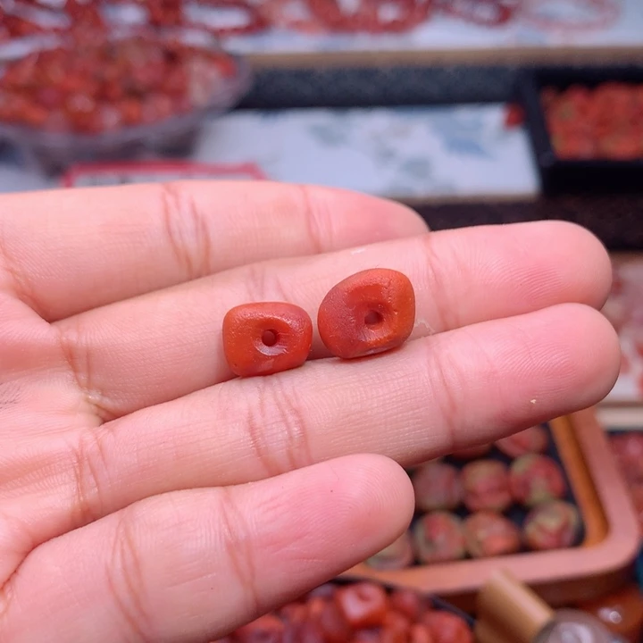 南红玛瑙未镶嵌南红藏扣