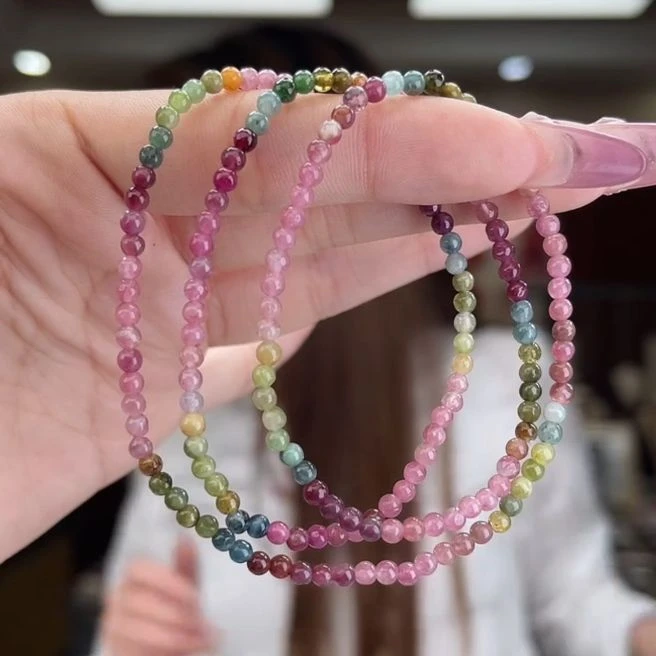 04470607/未镶嵌碧玺3mm+碧玺多圈多样性发货