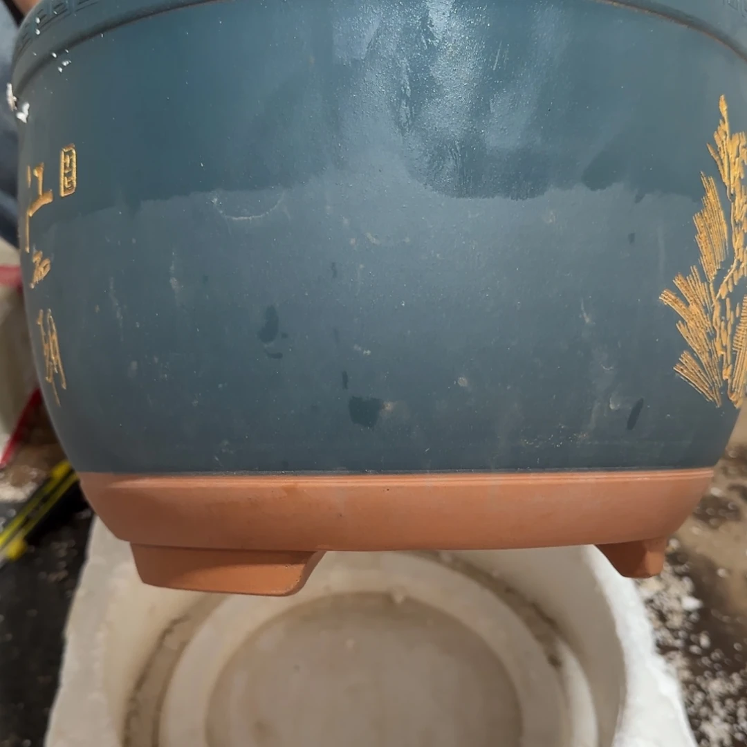 紫砂花盆口径25口径