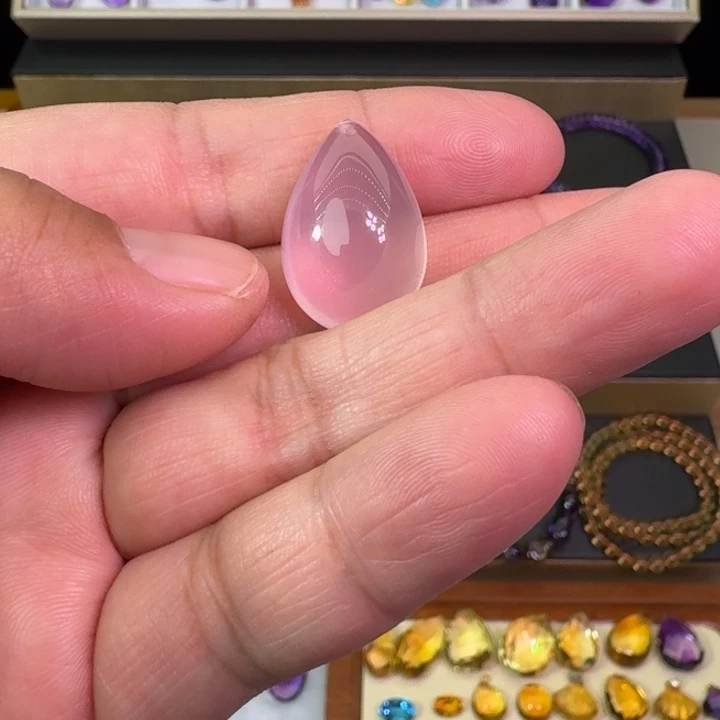 颈饰银S925镶嵌水晶吊坠