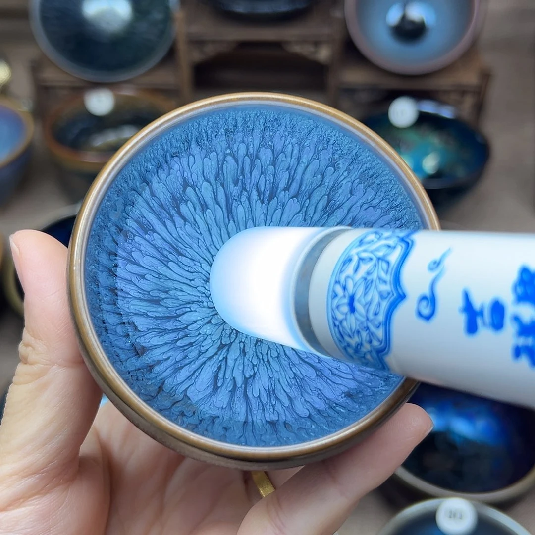 茶盏百花建盏主人杯