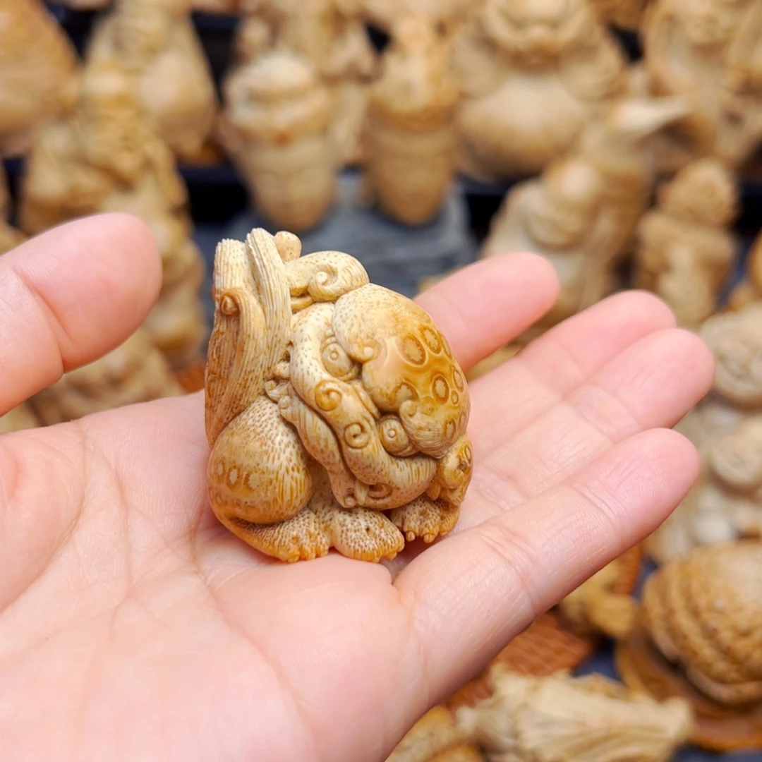 扇子H****头纯手工制作狮子