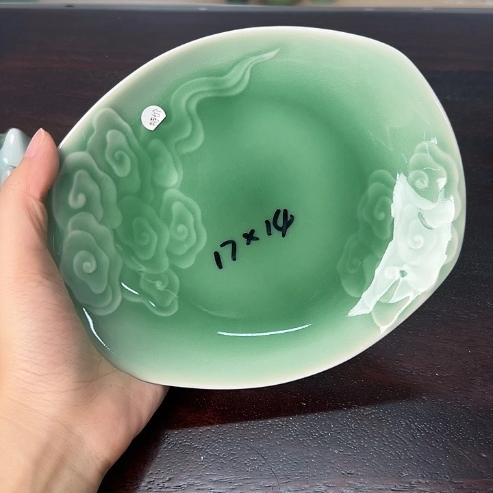 龙泉云间青瓷小米茶器