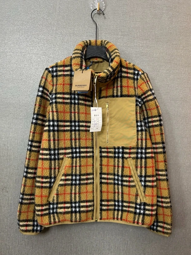 99新 BURBERRY/博柏利 泰迪老花外套