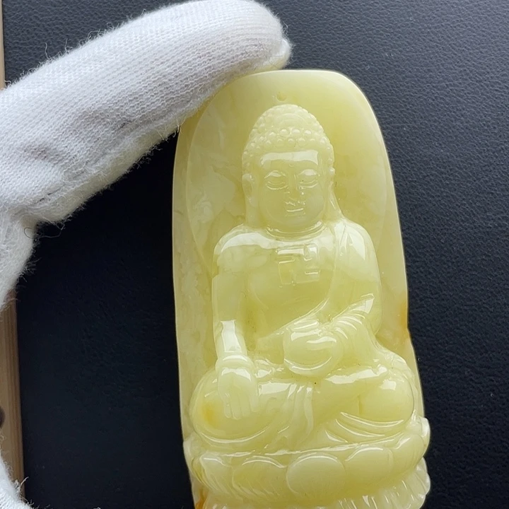 琥珀颈饰未镶嵌天然琥珀蜜蜡
