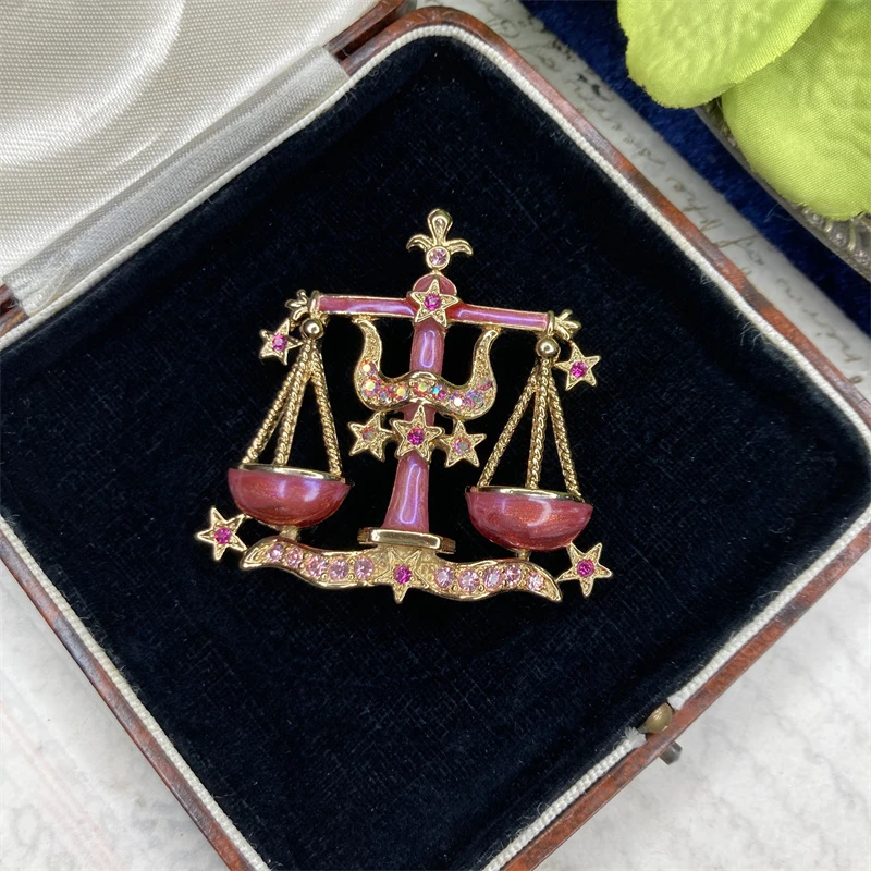 合金胸针 kriks folly天平座胸针2-22【2071226-001】