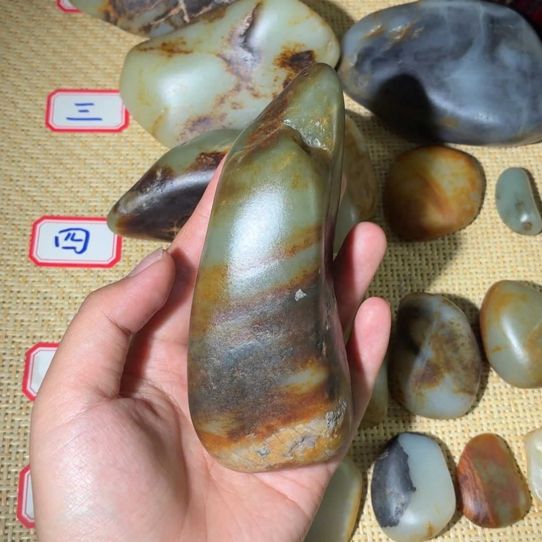 和田玉未镶嵌挂件472.8