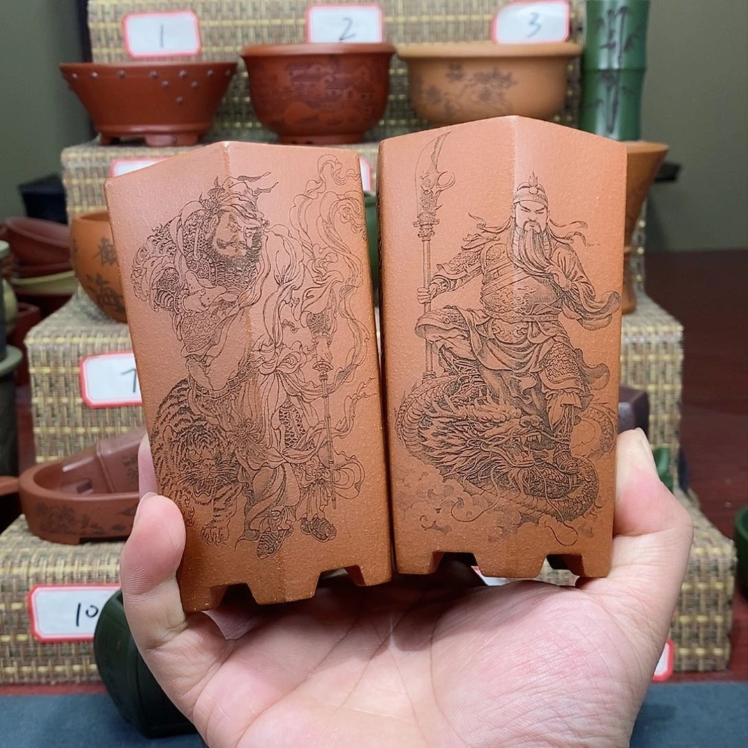 紫砂花盆我在等他