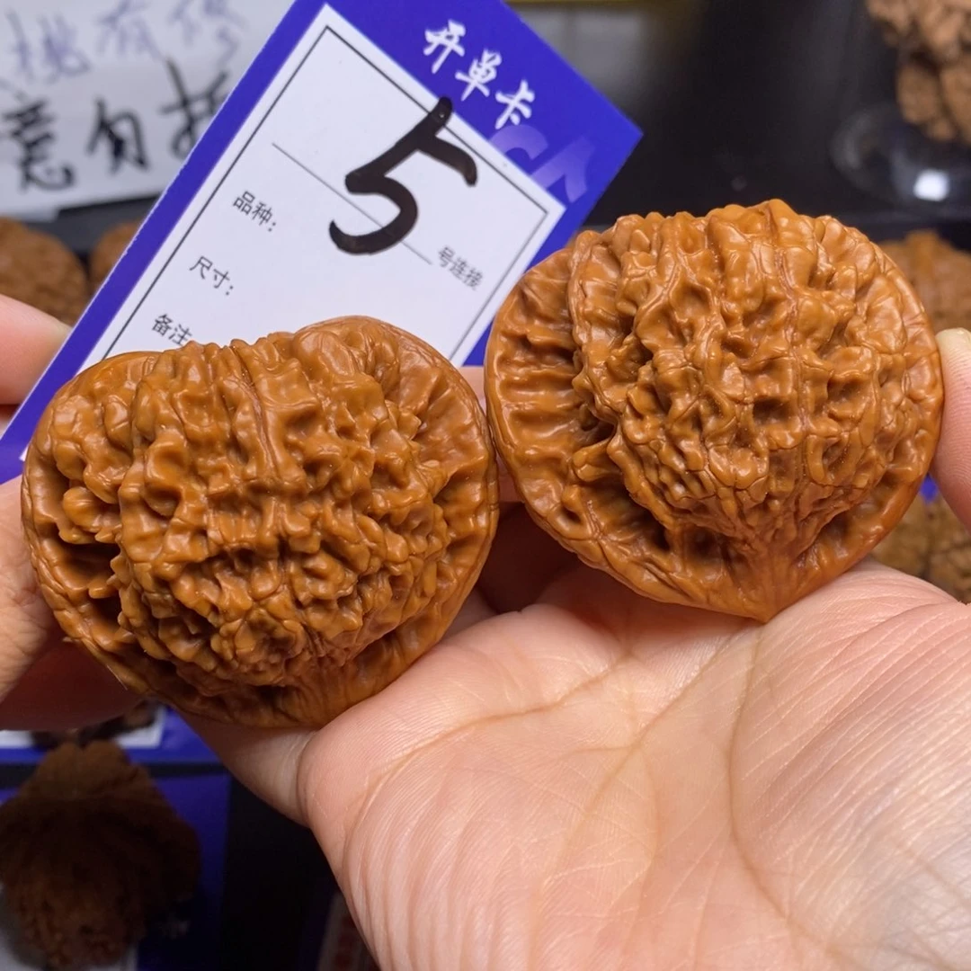 文玩核桃把件5号官帽54尺