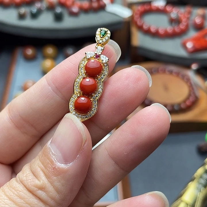未镶嵌单珠多样性发1南红玛瑙