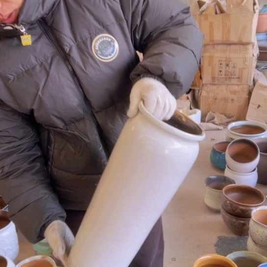 紫砂花盆高45口15————