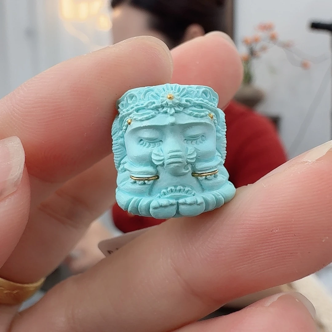 绿松石未镶嵌珠宝半成品