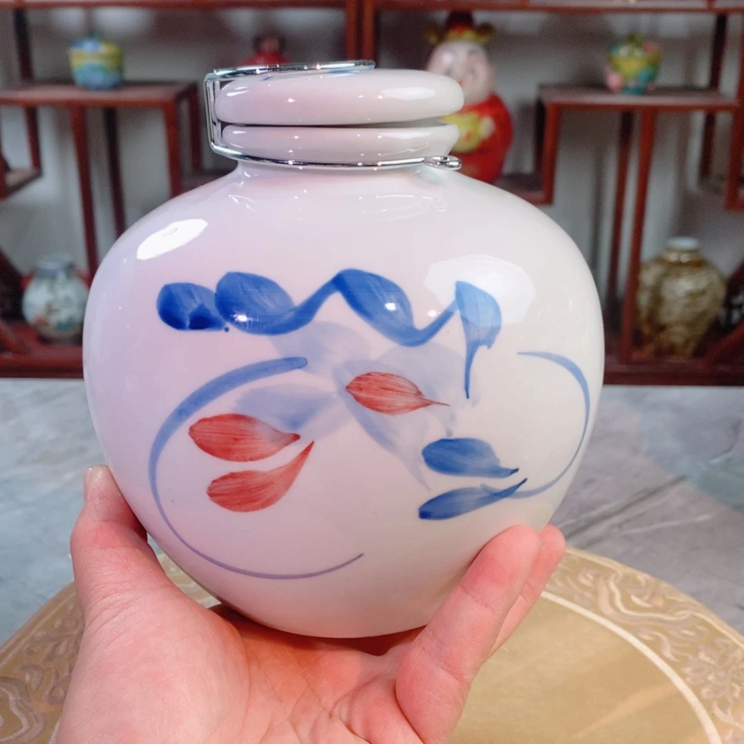 摆件景德镇垚晶陶瓷2斤手绘