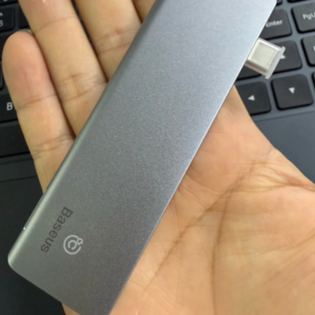 准新品 Baseus/倍思 口风琴五合一HUB智能转换器