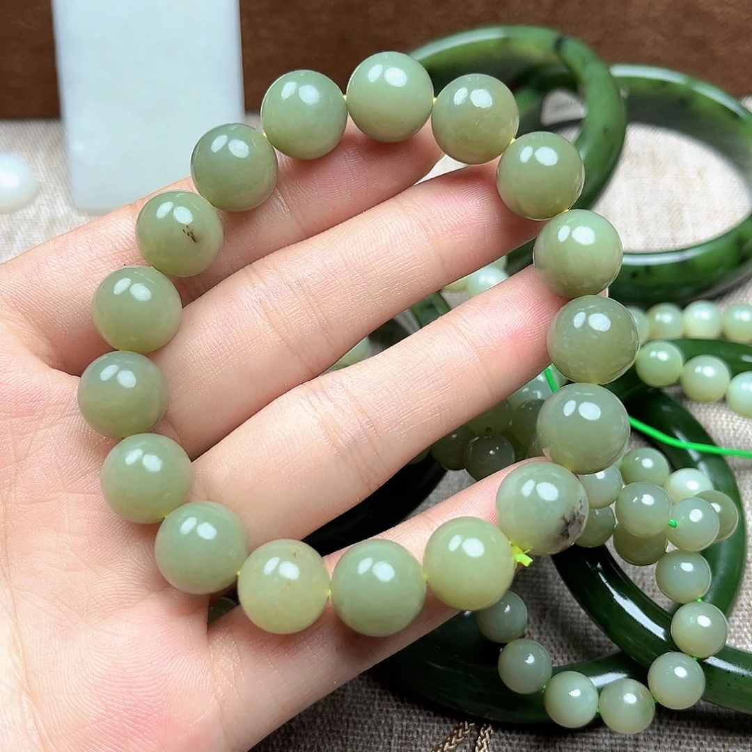 未镶嵌手串和田玉（黄玉）