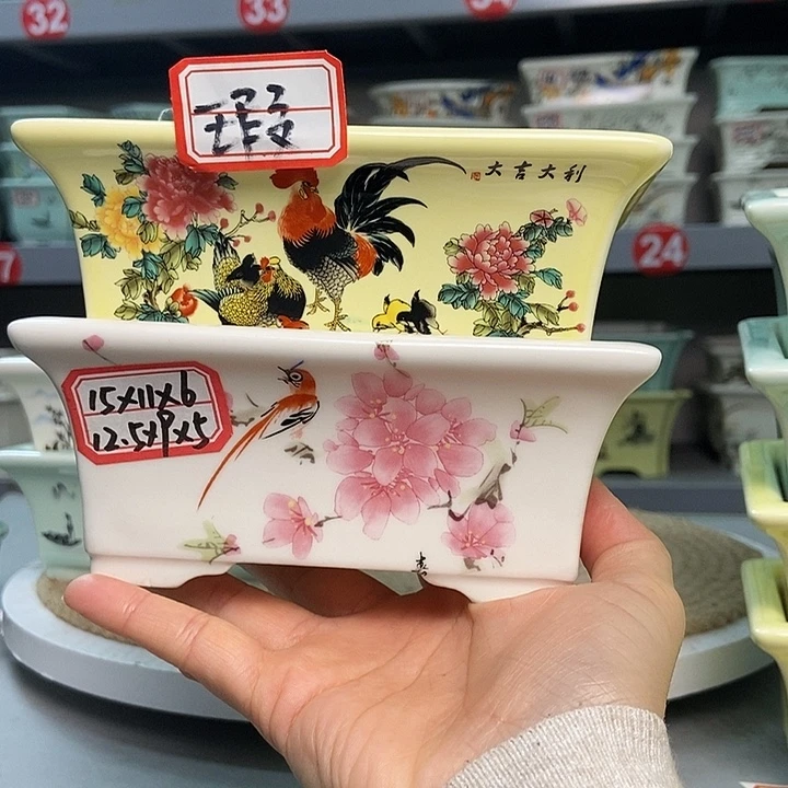 紫砂宜兴紫砂花盆