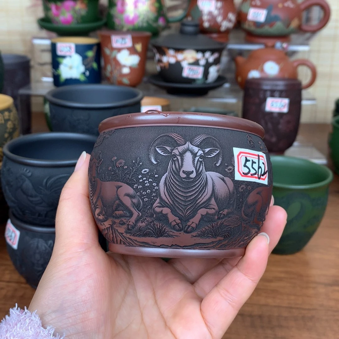 茶杯紫砂宜兴紫砂茶具