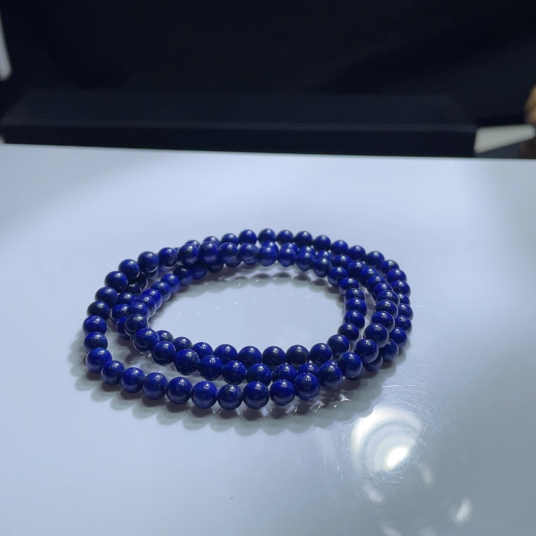 未镶嵌水晶手链青金多圈5m78元