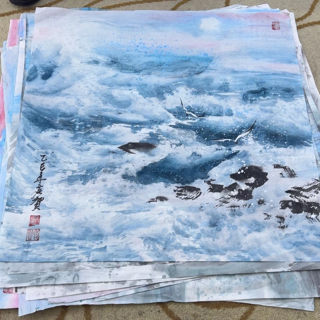 国画国画老师作品刘