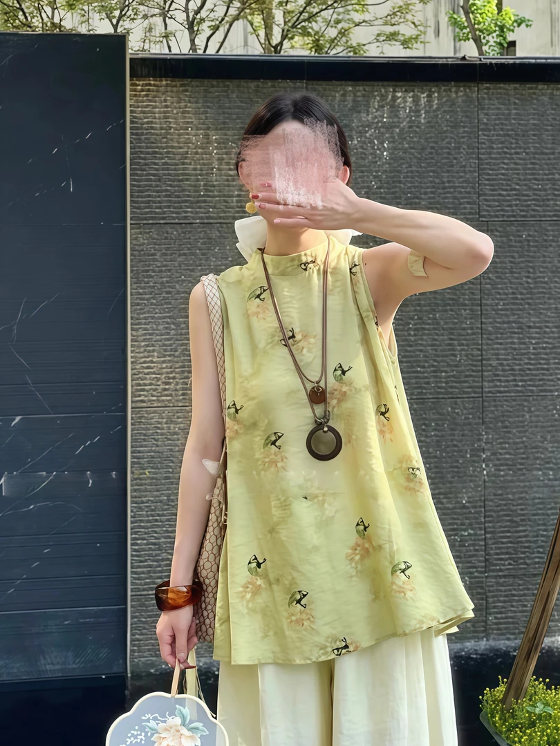 法式气质中式国风女装2025新款爆款夏季高级感独特漂亮新中式上衣