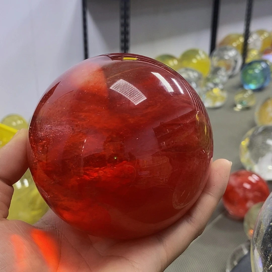 石材10.1厘米红水摆件