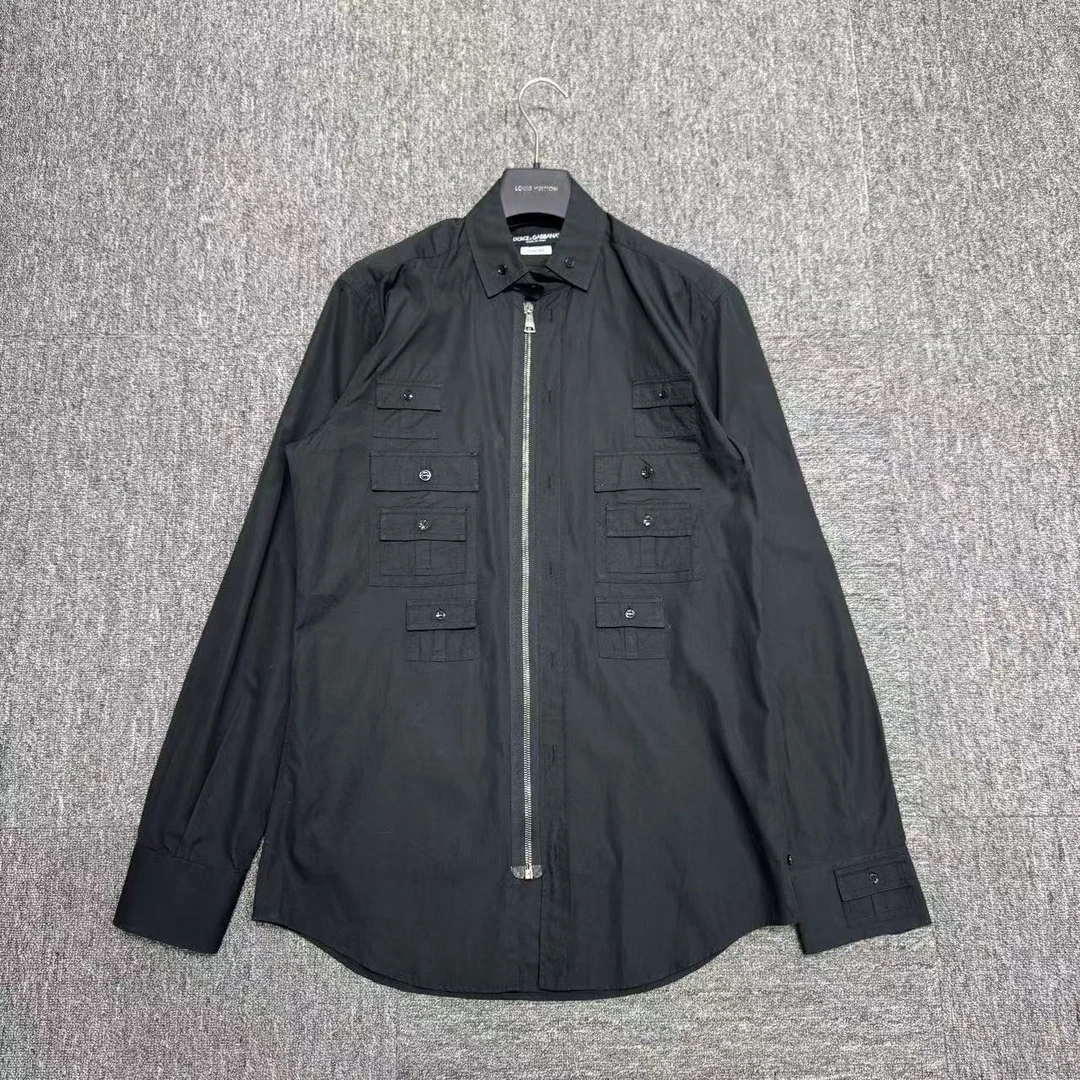 DG 多口袋工装衬衫/40码 /95新没洗标/编码12440