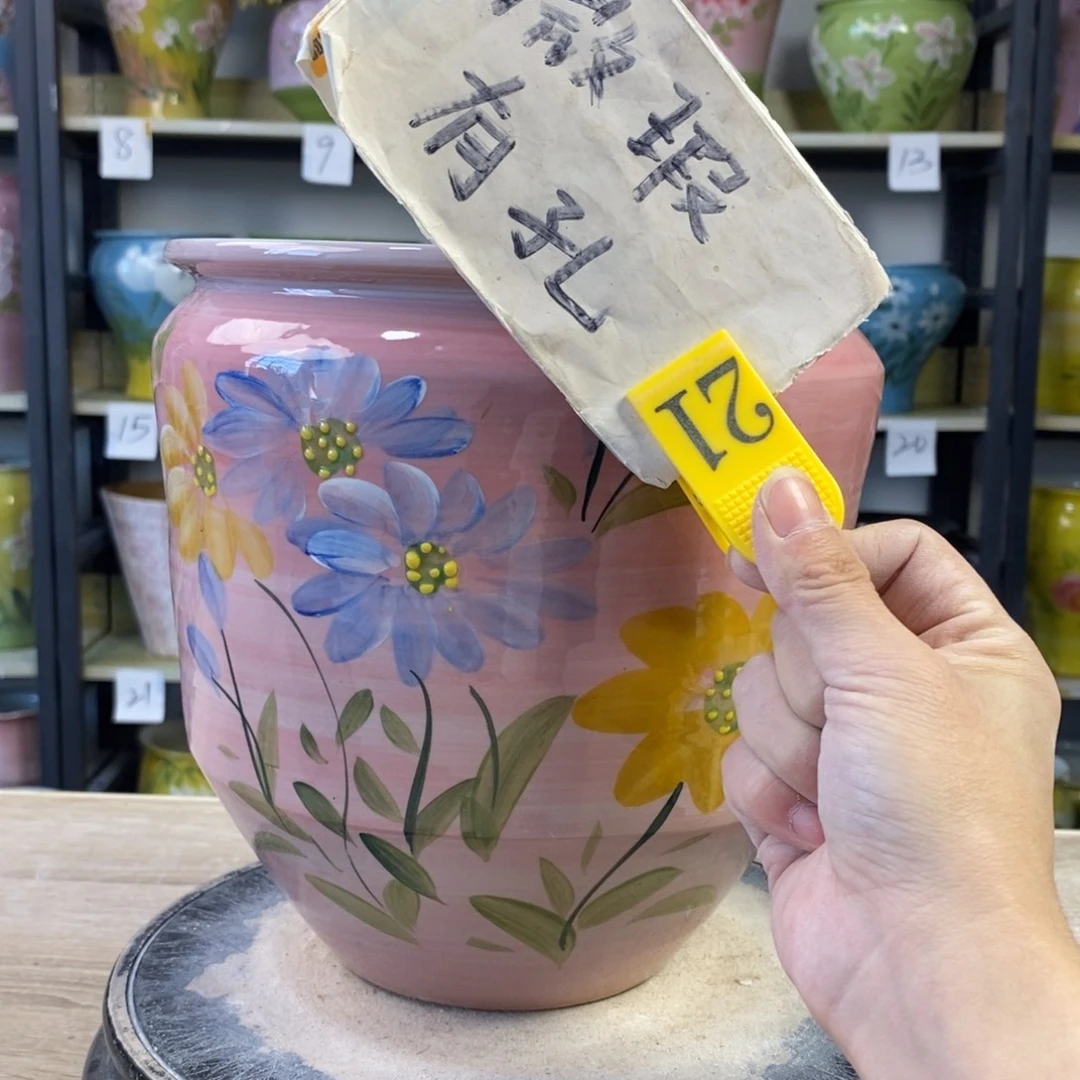 景德镇手工手绘陶瓷花盆