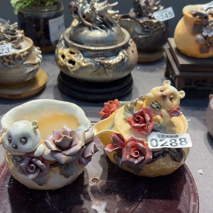 陌****）柴烧茶器，纯手工制作