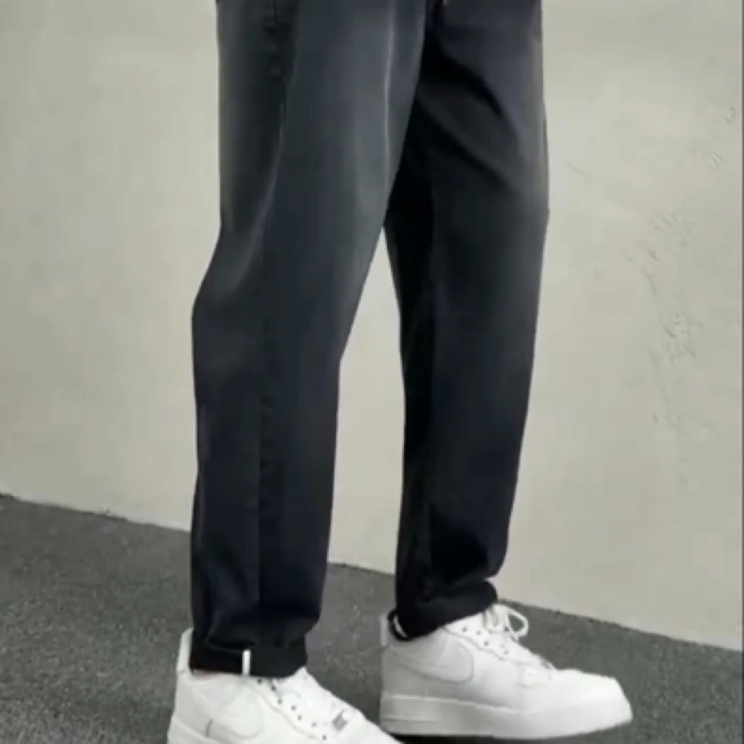 男士春夏新款水洗天丝潮流百搭休闲裤