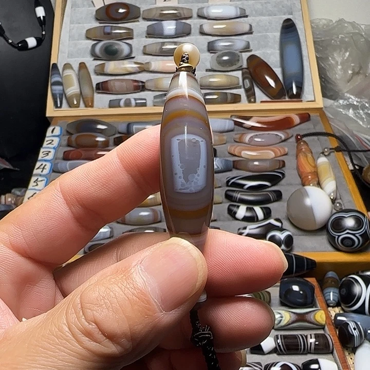 玛瑙/玉髓未镶嵌吊坠(不含链)
