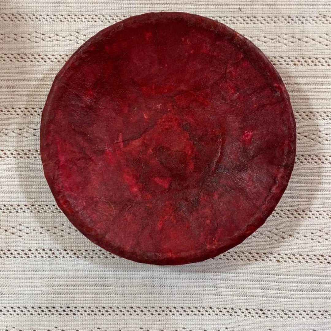 瓷片竹编 和纸胎 小托