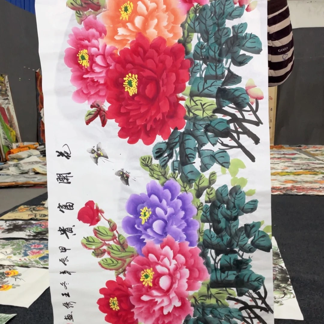国画国画作品画心一张