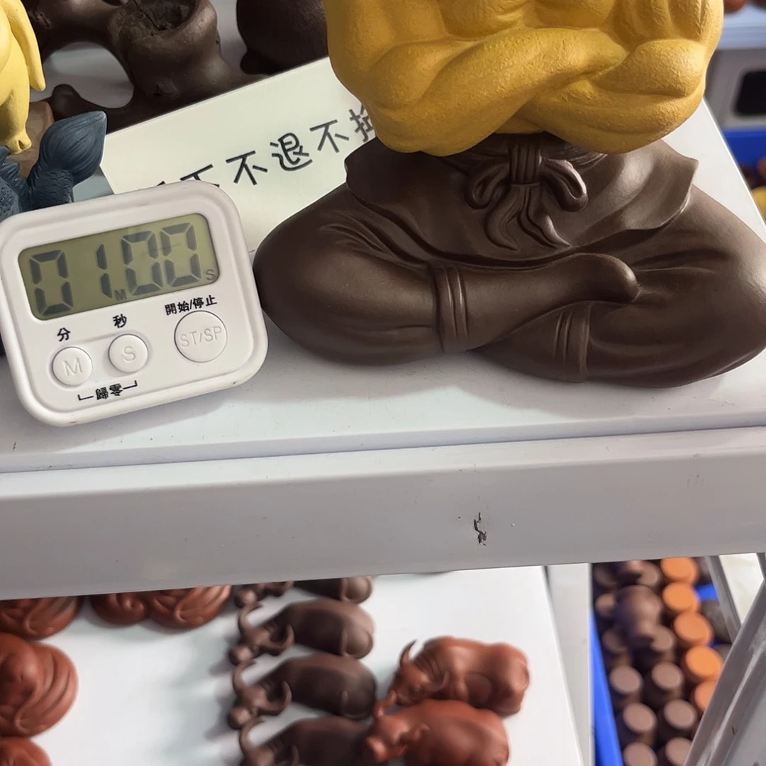 紫砂茶宠紫***木紫砂瑕疵