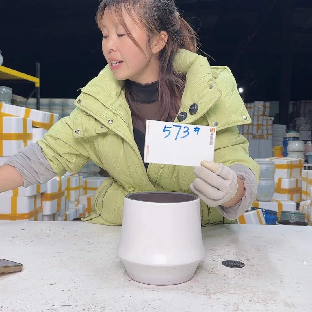 紫砂花盆云上花盆直播1213-573