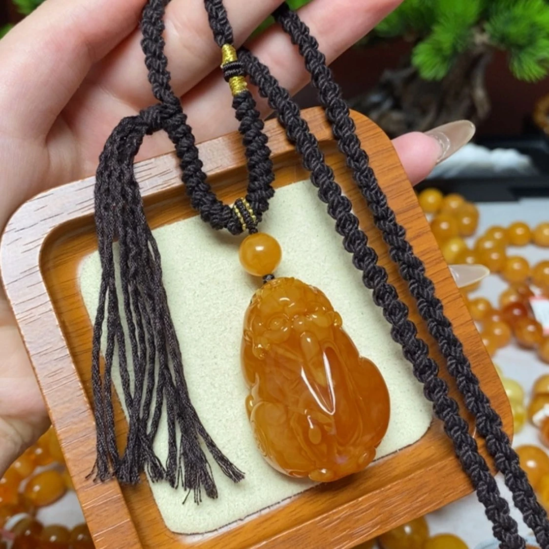 【闪购商品】未镶嵌颈饰蜜蜡项链