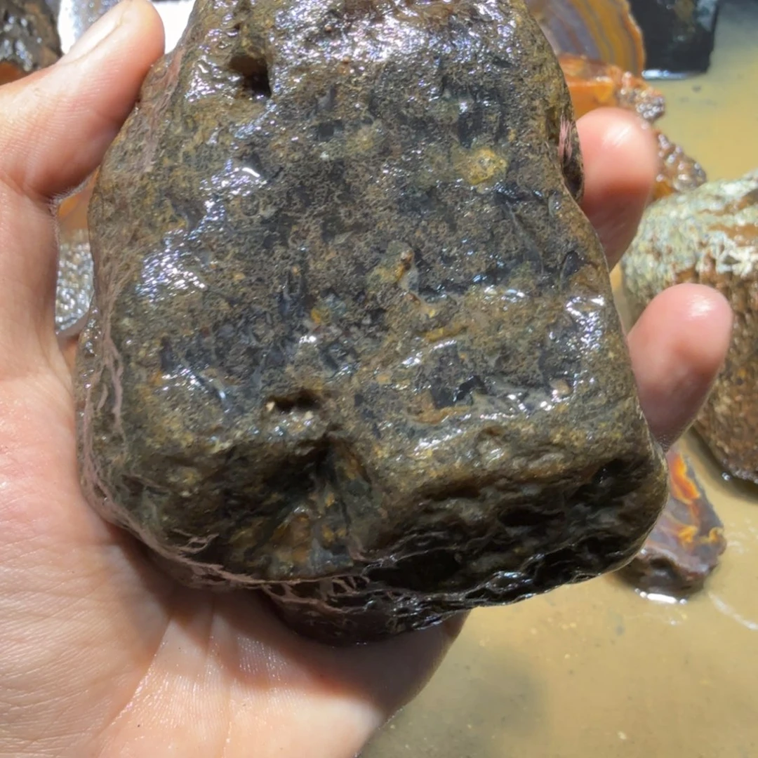 未镶嵌玛瑙/玉髓珠宝半成品