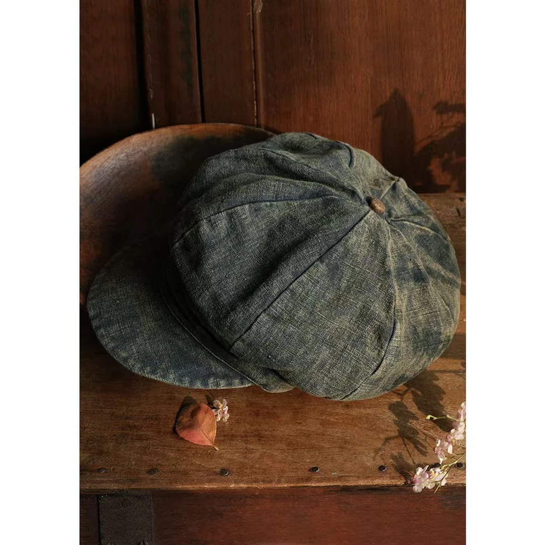 【云雾里】3321浪漫恣意随性纯亚麻帽子