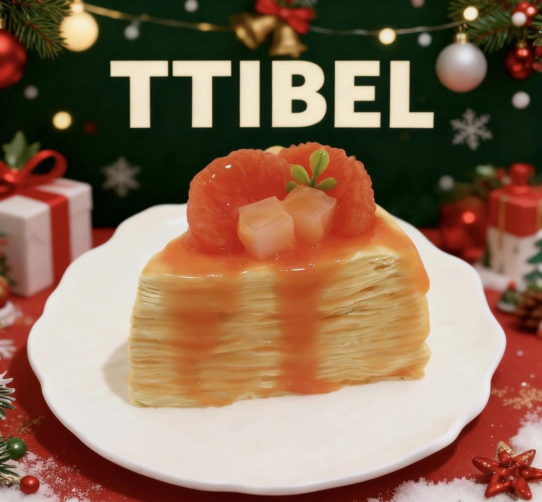 TTB 橘子千层【奶油泥】捏捏玩具【默认微瑕NO退NO换】