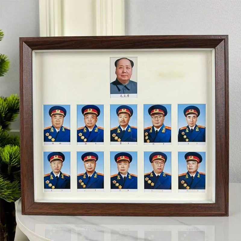 伟大历史胜利毛主像相框伟人头像摆件教师节礼物爱国教育桌面摆台