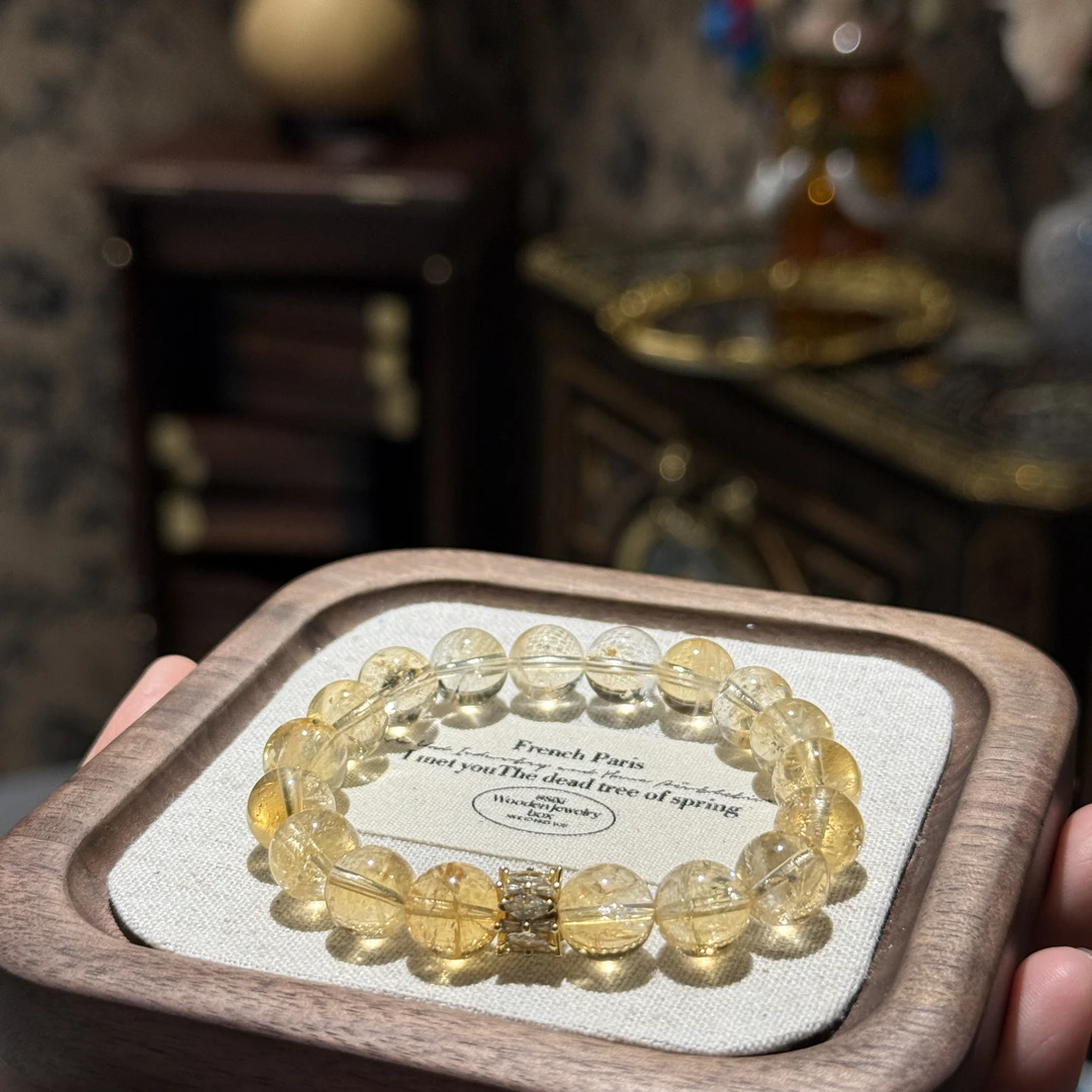 【小霸王】黄水晶手串