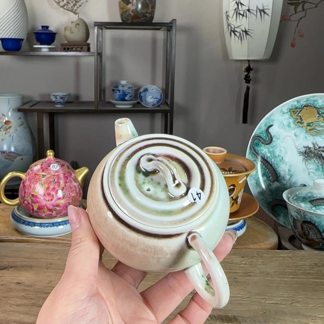 杯景德镇陶瓷柴烧多人